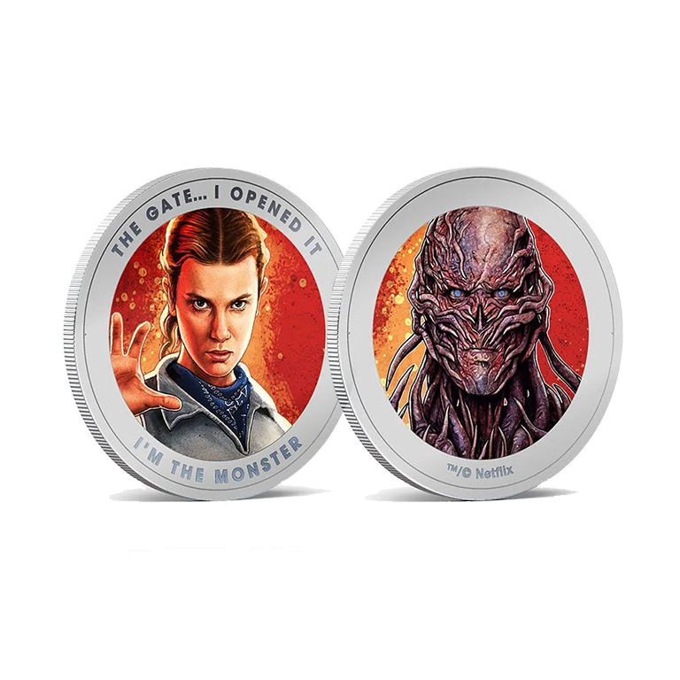 2026 Stranger Things Medallion Cover with Stamps