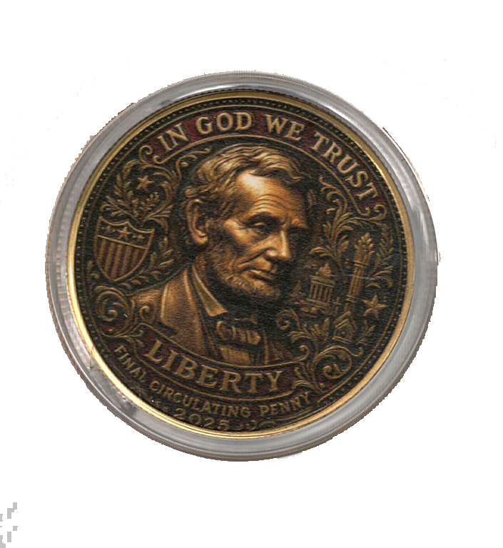 2025 Last US Penny Medallion (Antiqued)
