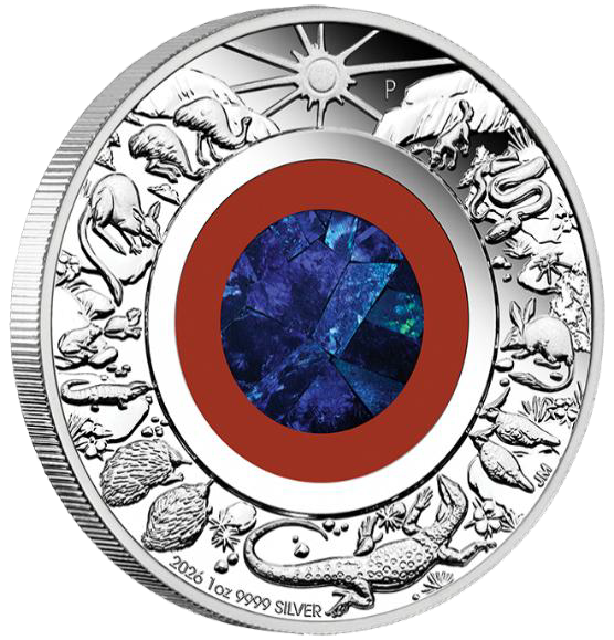 2026 Wonders of the Outback 1oz Silver Proof Opal Coin