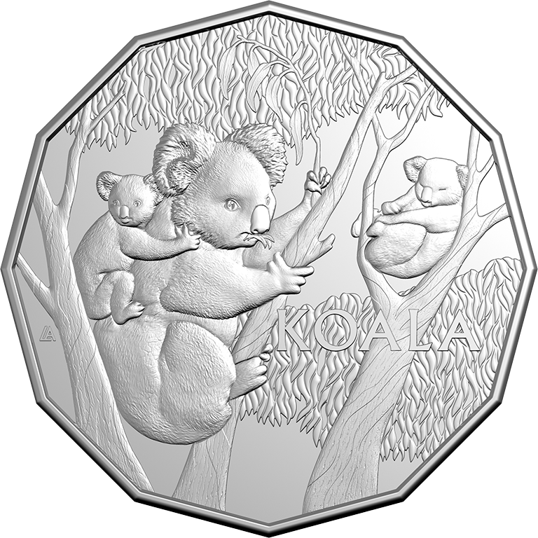2026 50c Australian Koala UNC Coin Carded