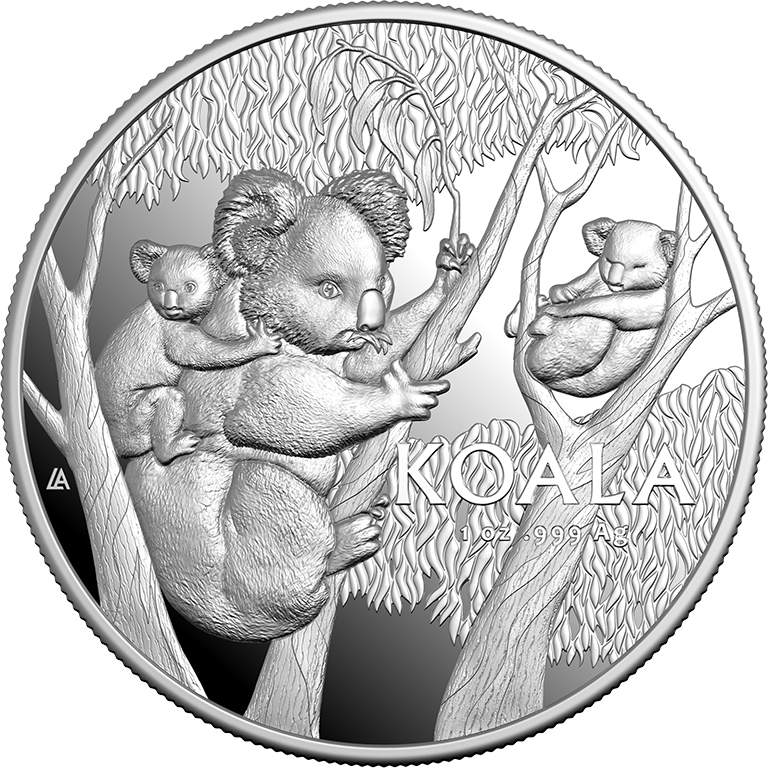 2026 $5 Australian Koala 1oz High Relief Silver Proof Coin