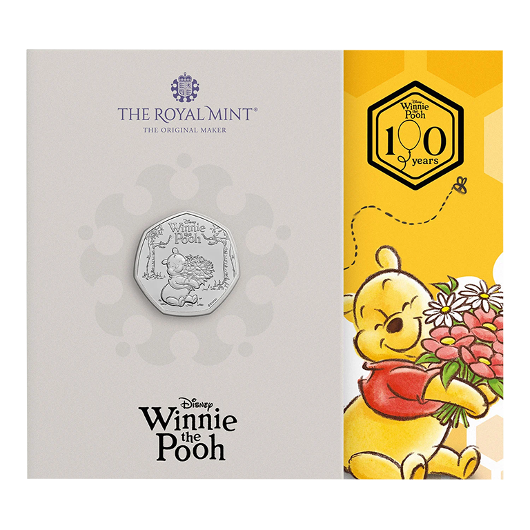 2026 50p 100 Years of Winnie the Pooh Kindness BUNC Coin