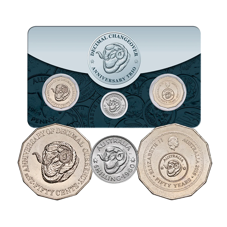Australia Decimal Changeover 3-Coin Set