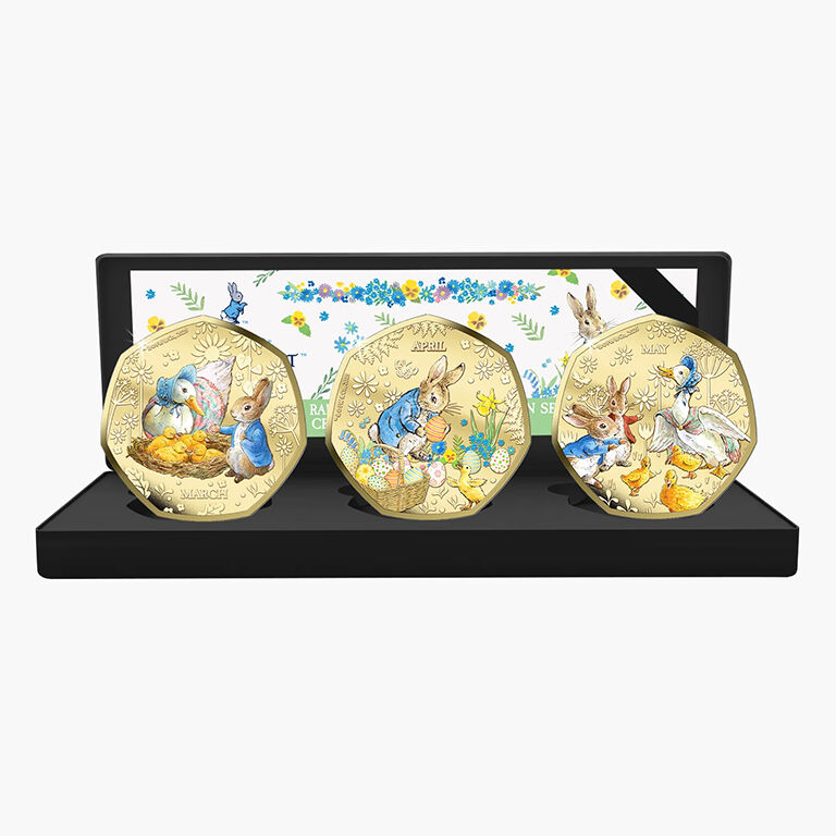 2026 50c Peter Rabbit Tales of Spring 3 Coin Limited Edition Box Set
