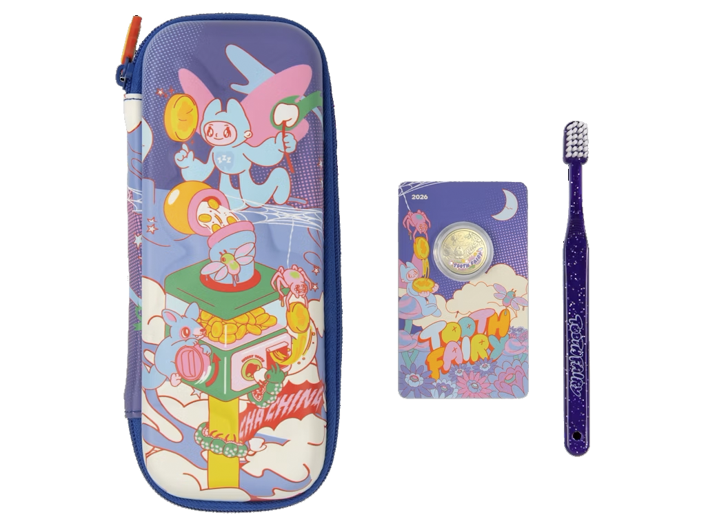 2026 $2 Tooth Fairy Coloured Coin In Kit