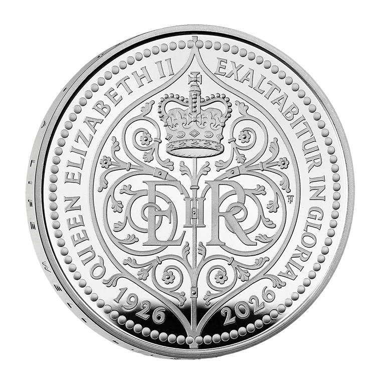 2026 £5 100th Anniversary of the Birth of Queen Elizabeth II Silver Proof Coin