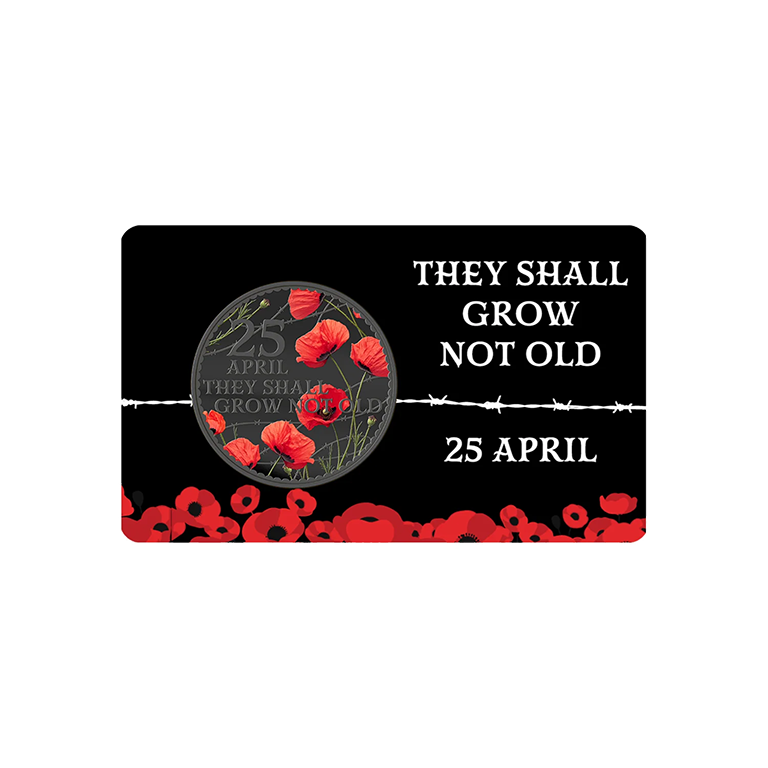 2026 ANZAC Day - 'They Shall Grow Old' BU Coin