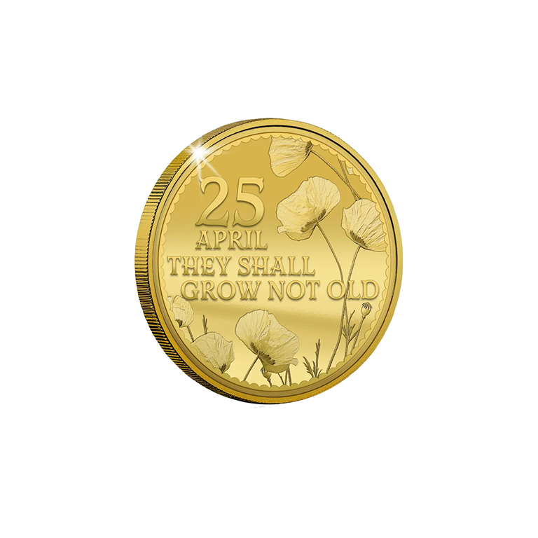 2026 ANZAC Day "They Shall Grow Not Old" 1/1000oz Solid Gold Coin