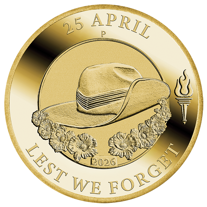 2026 $1 ANZAC Day UNC Coin in Card