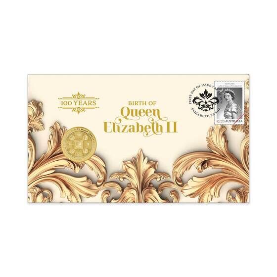 2026 100 Years of Queen Elizabeth's Birth Postal Numismatic Cover (PNC) – Perth Mint