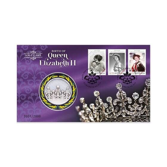 2026 100 Years of Queen Elizabeth's Birth Medallion Cover