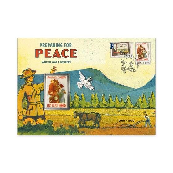 2026 ANZAC Day – Preparing for Peace Medallion and Pin Cover