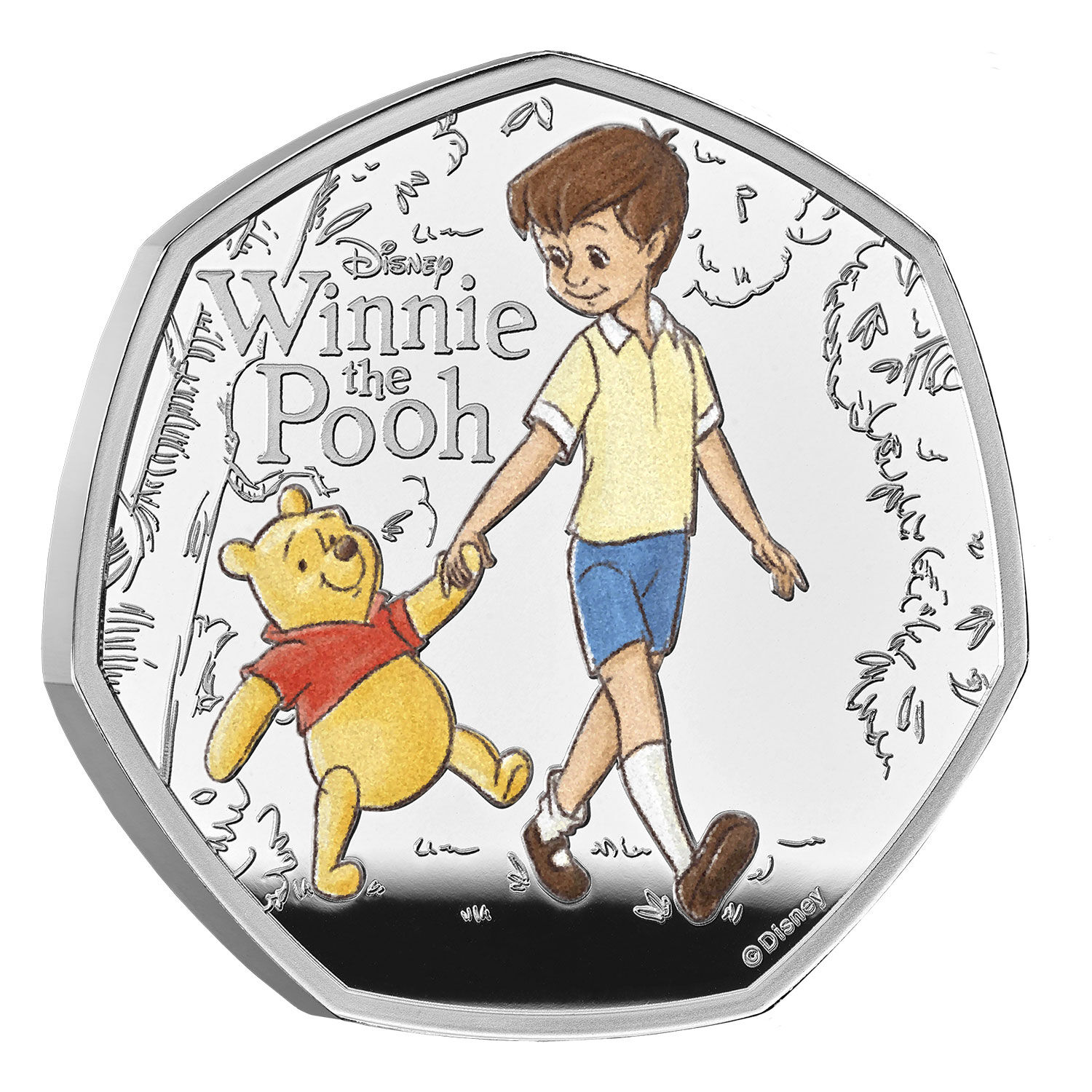 2026 50p 100 Years of Winnie the Pooh Loyalty Silver Proof Coin
