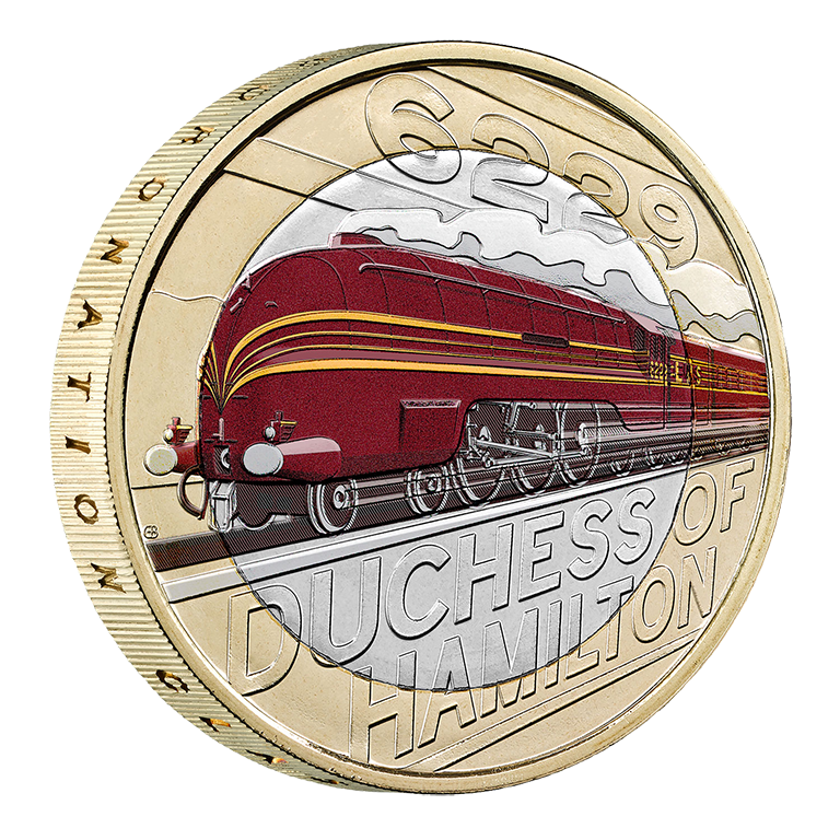 2026 £2 Dutchess of Hamilton Coloured BUNC Coin