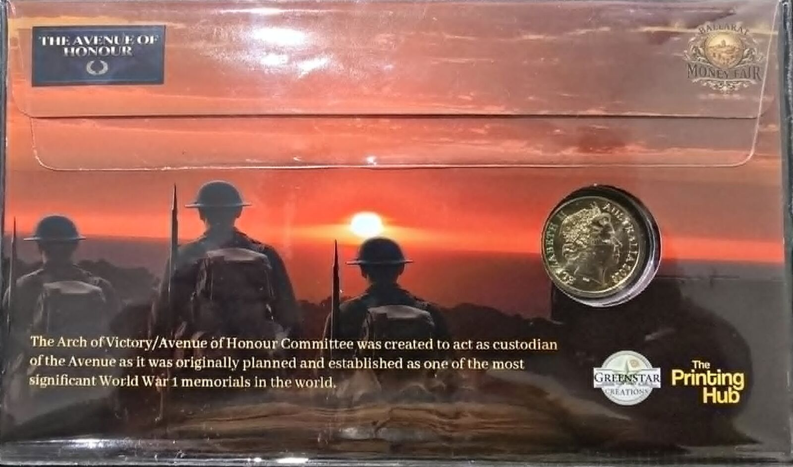 2026 Ballarat Avenue of Honour PNC (Greenstar)