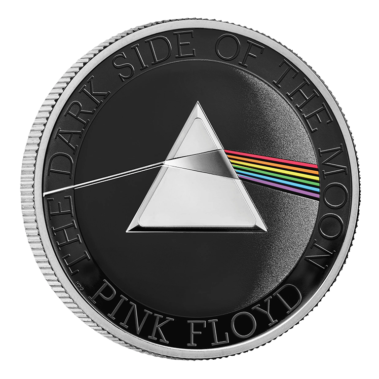 2026 £2 Pink Floyd 1oz Silver Coloured Proof Coin