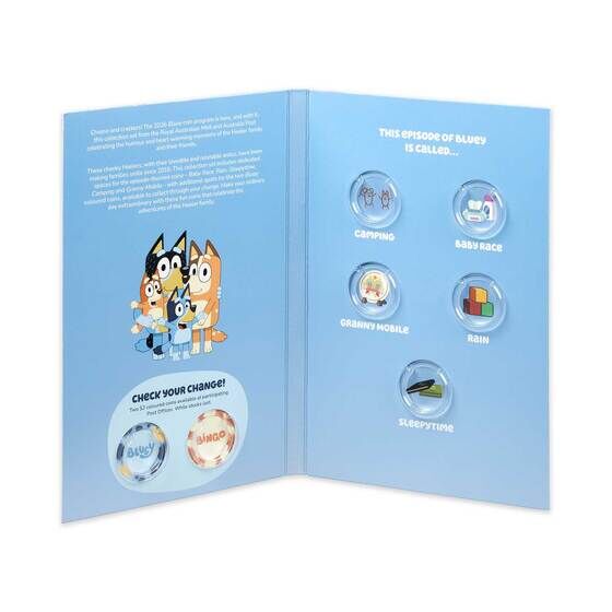 2026 Bluey Folder and Tube Set