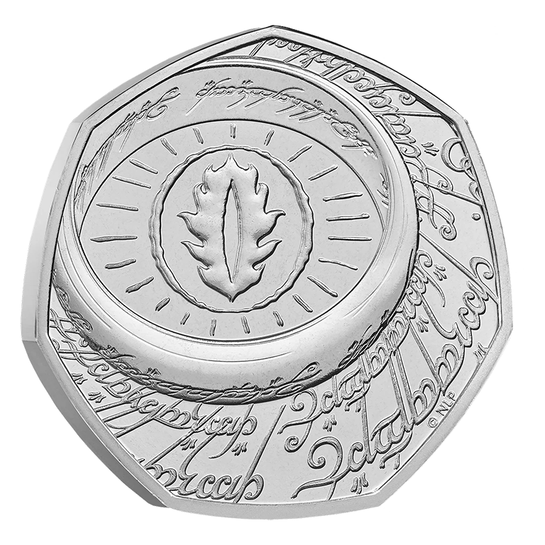2026 50p Lord of the Rings - The One Ring BUNC Coin