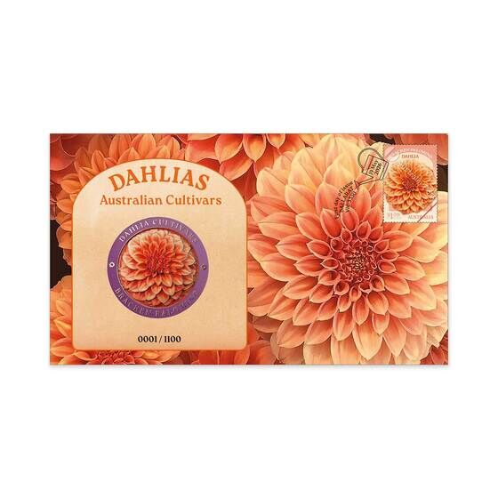 2026 Dahlias Australian Cultivars Medallion Cover