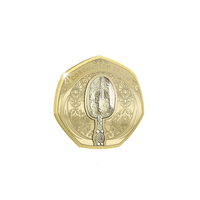 Royal Heritage Coronation Spoon Gold Plated BU Commemorative