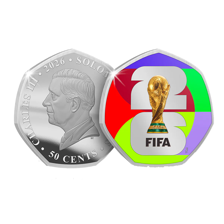 2026 50c The Official FIFA World Cup BU Coin