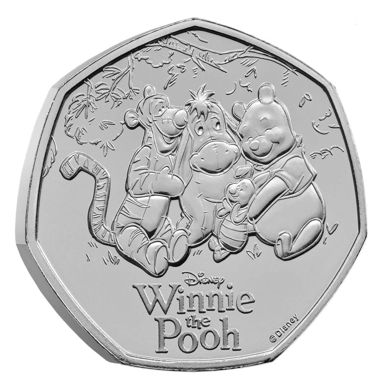 2026 50p 100 Years of Winnie the Pooh Friendship BUNC Coin