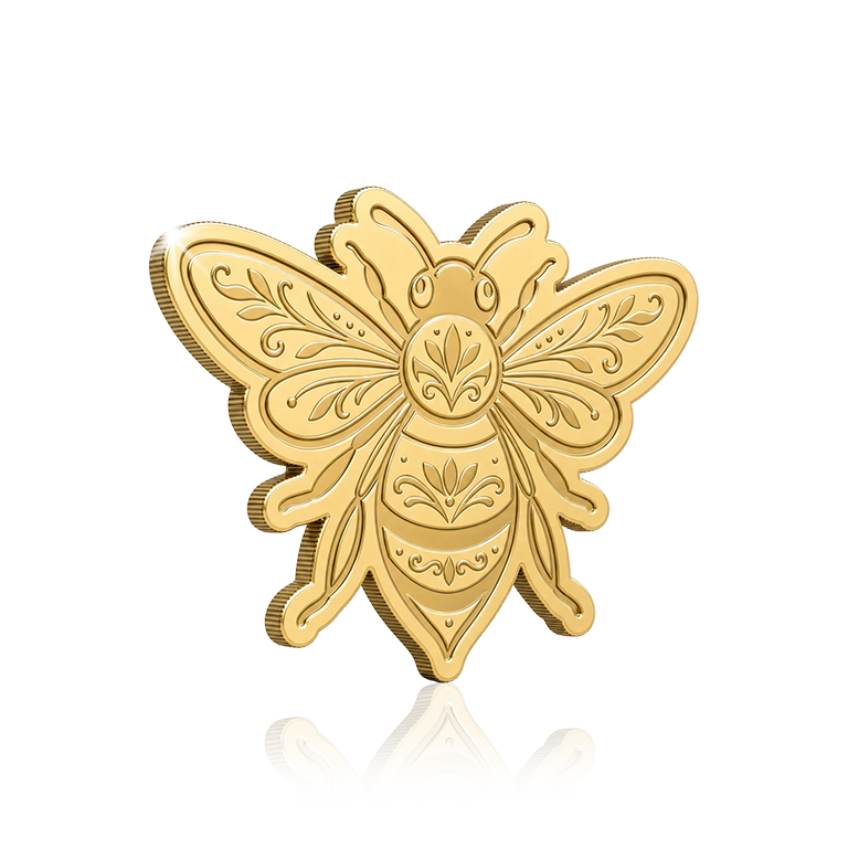 2026 1/1000th Gold Honey Bee Coin