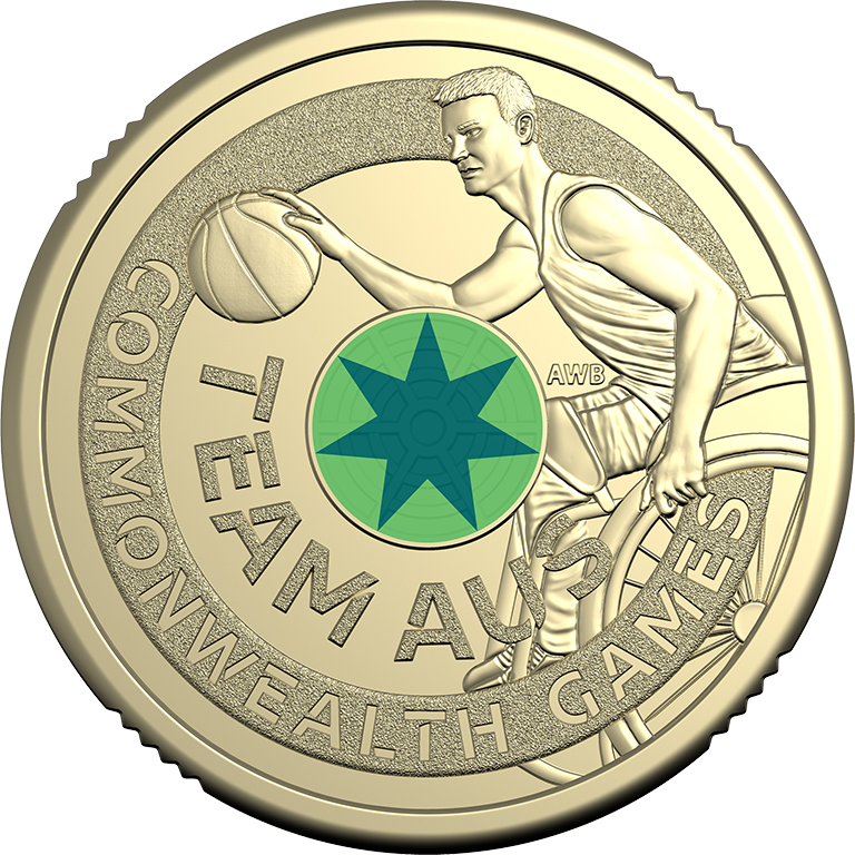 2026 $2 Australia Commonwealth Games Team Colour Aluminium-Bronze 3-Coin Uncirculated Set