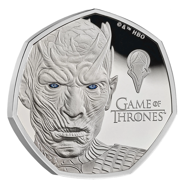 2026 50p Game of Thrones (Ice) Coloured Silver Proof Coin