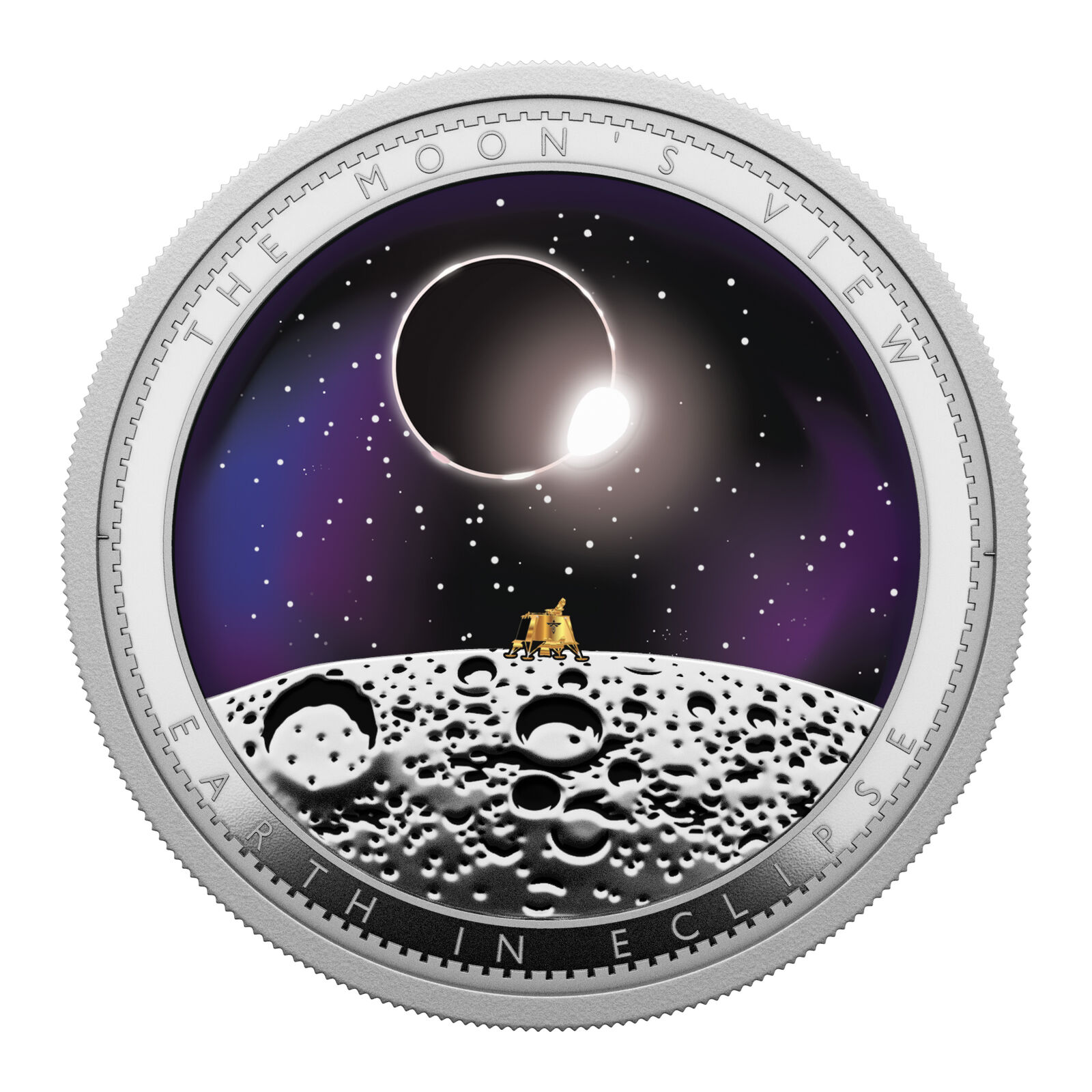 2026 $1 A Moon's View - Earth in Eclipse 1oz Silver Coin