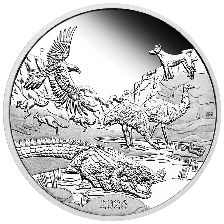 2026 $1 Wonders of Australia The Outback 1oz Silver Proof Coin