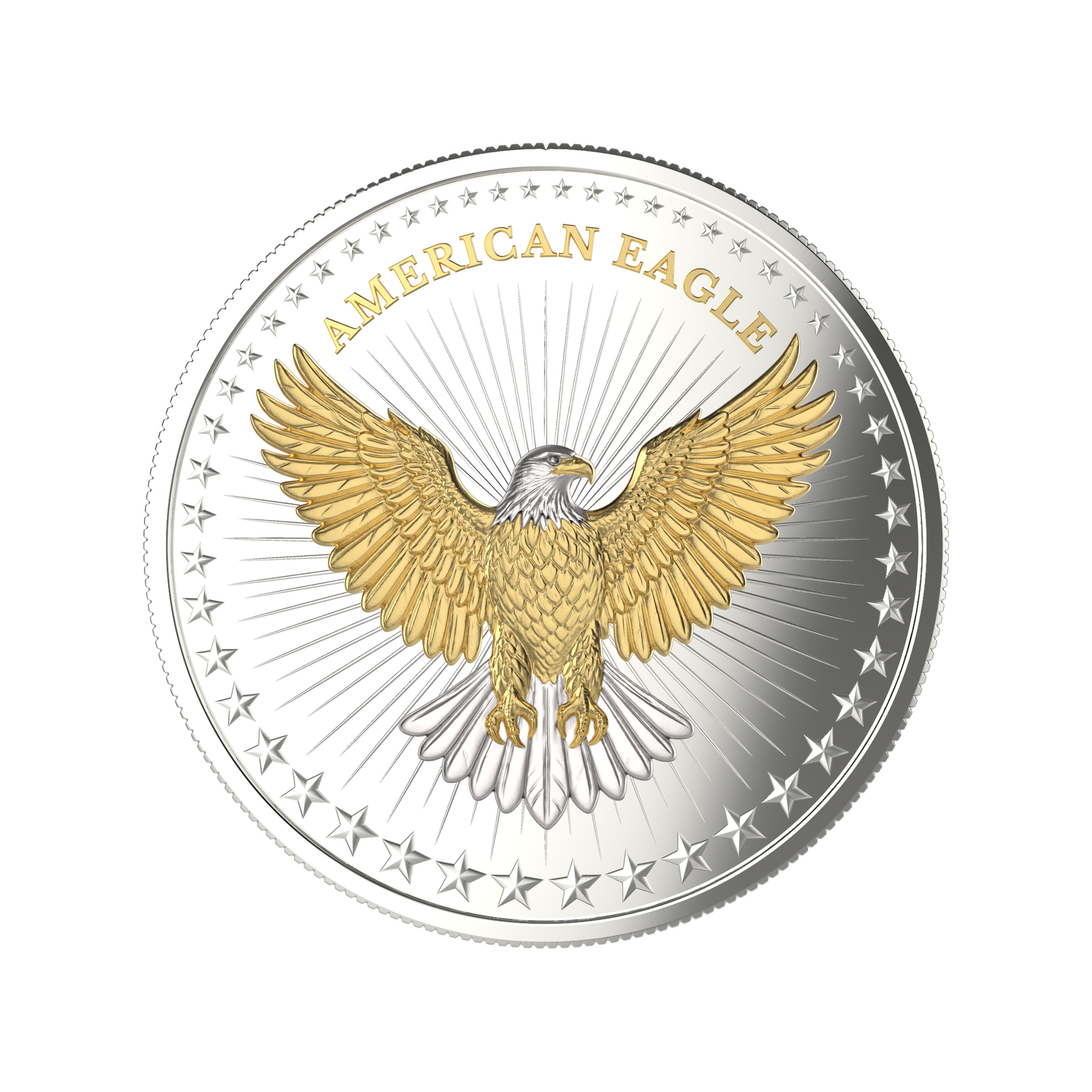 2026 50c American Eagle Gold-plated Brilliant Uncirculated Coin
