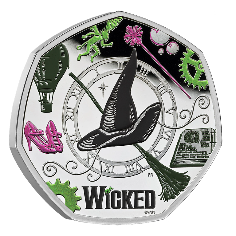 2026 50p Wicked Coloured Silver Proof Coin
