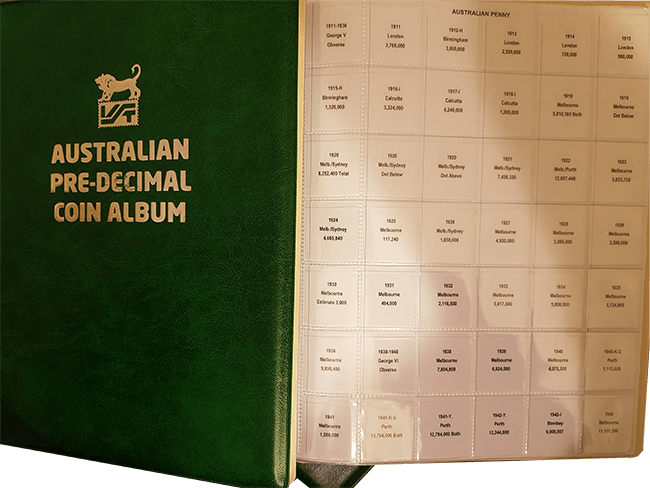 VST Australian Pre-Decimal Coin Album