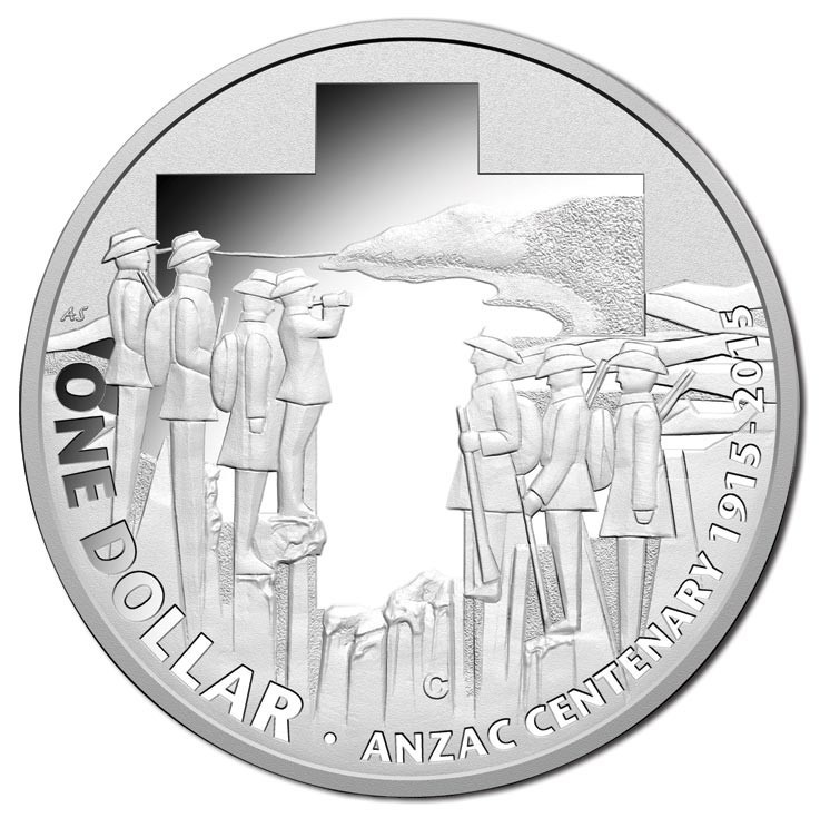 2015 1 Centenary Of Anzac Silver Proof Coin Comm Coinage
