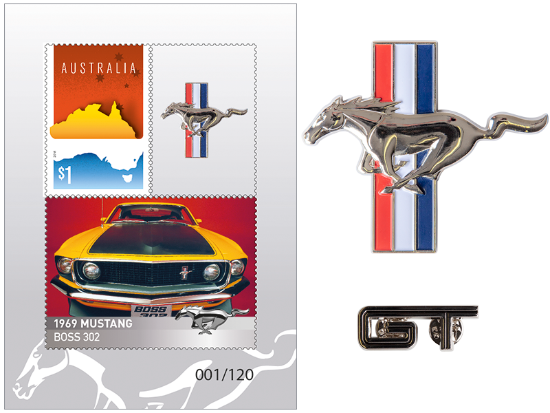 Ford Mustang Pin Badge edel rar v2 