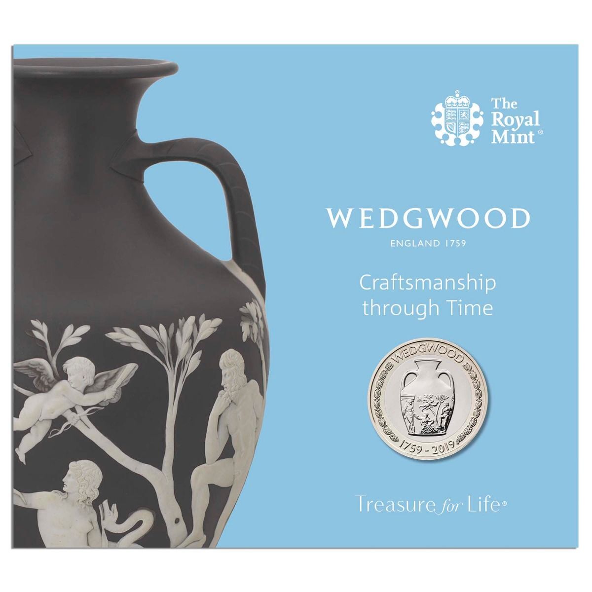 Wedgwood 260th Anniversary UK £2 Brilliant Coin.