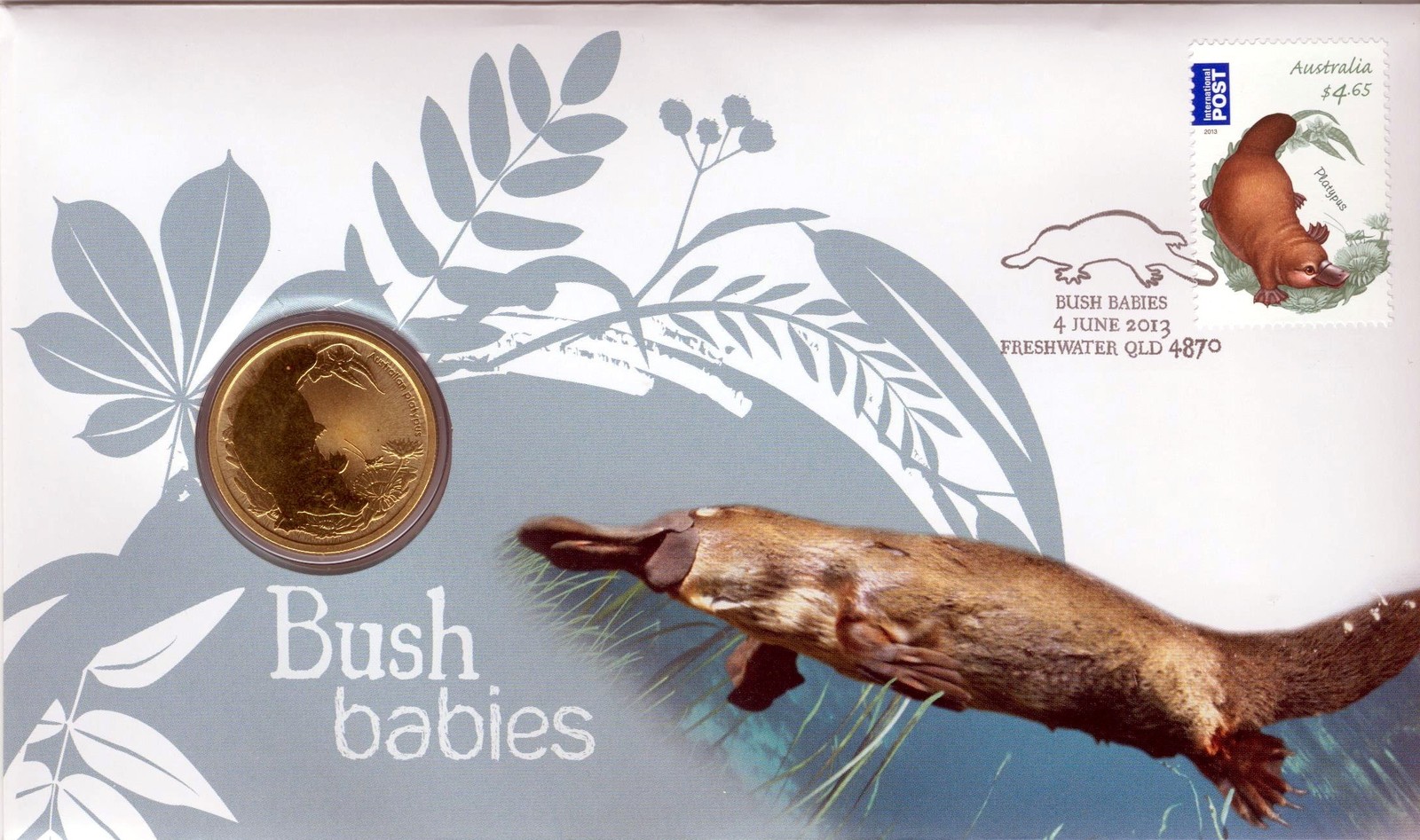 2013 $1 PNC Bush babies platypus 