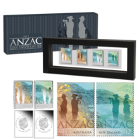 2015 ANZAC 1/2oz Silver Coin & Stamp Set