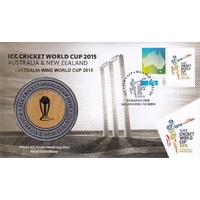 2015 ICC Cricket World Cup Medallion Cover