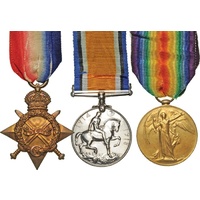 1914-1918 World War I Medal Trio