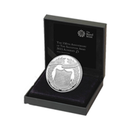 2015 150th Anniversary of the Salvation Army £5 Alderney Silver Proof Coin