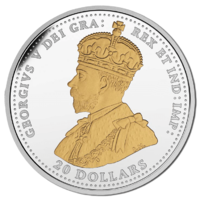 Canada 2016 $20 The Somme Offensive Gilded 1oz Silver Proof