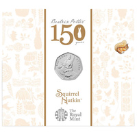 2016 UK 50p Squirrel Nutkin 150th Anniversary BU