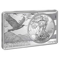 2016 USA 30th Anniversary Eagle 3oz Silver BU & Ingot