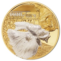 2016 $5 Shades of Nature Fighting Fish Silver Proof