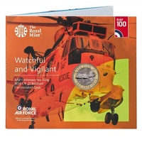 2018 £2 RAF Centenary Sea King Brilliant Unc