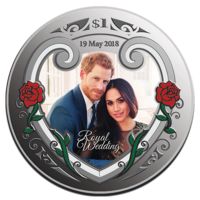2018 NZD$1 Royal Wedding 1oz Silver Proof Coin