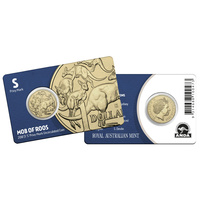 2018 $1 Mob of Roos ANDA Sydney Money Expo 'S' Privy Mark