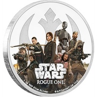 2017 Star Wars Rouge One - Rebellion 1oz Silver Proof Coin